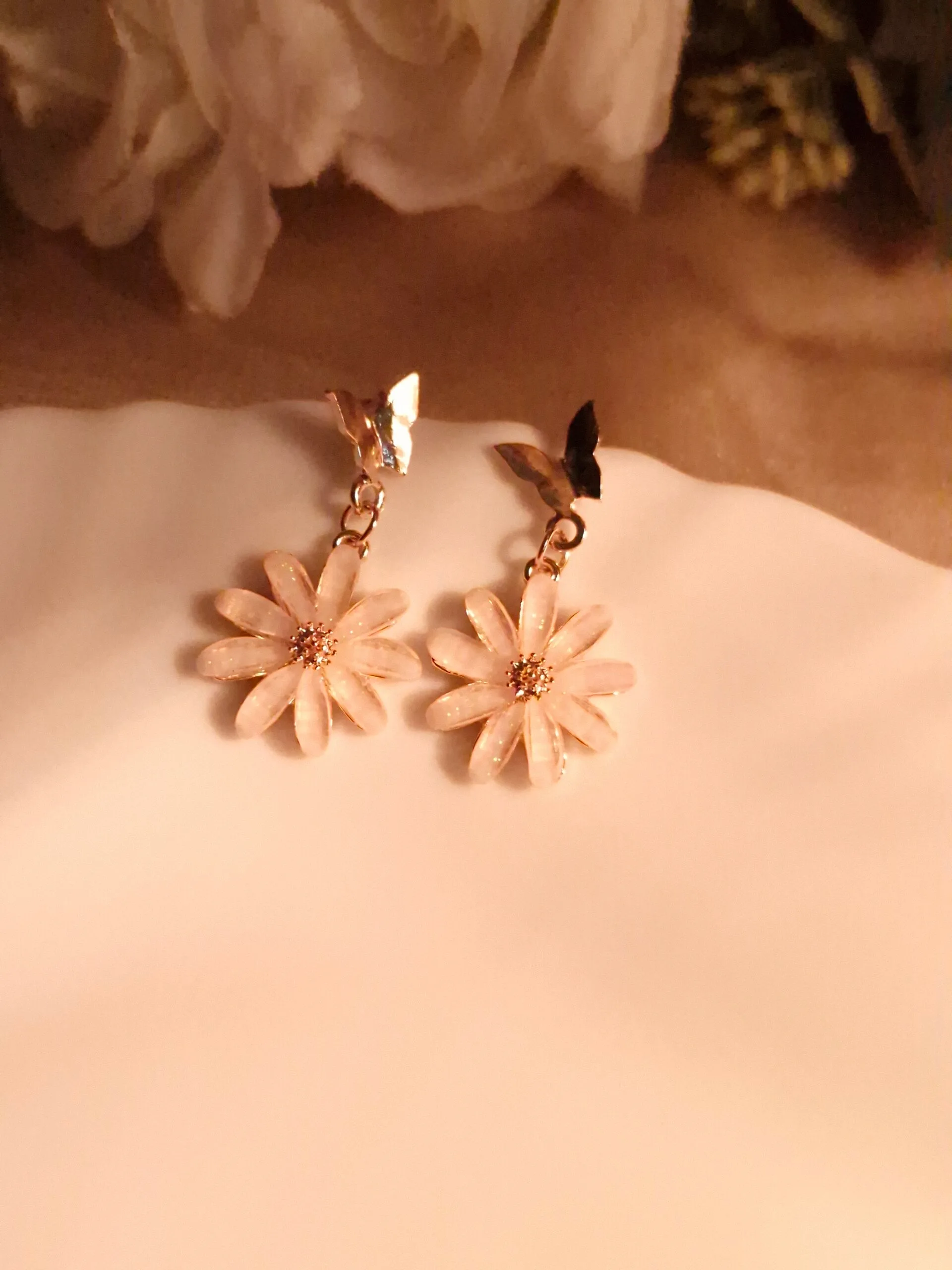 Daisy Flower Earrings