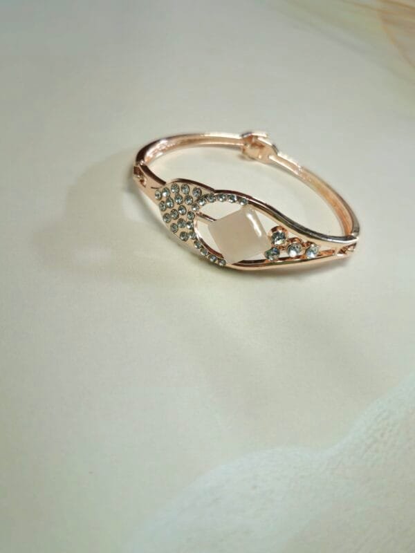 Rose Gold Crystal Bracelet - Image 2