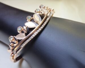 Petal Crown Charm Bracelet