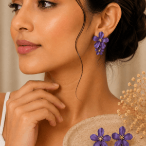 Blossom Charm Clay Earrings