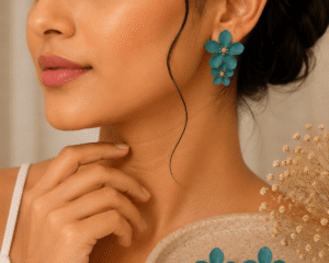 Blossom Charm Clay Earrings