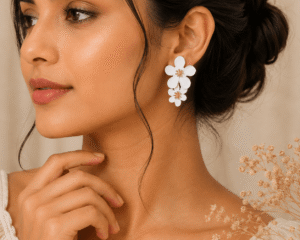 Blossom Charm Clay Earrings