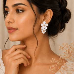 Blossom Charm Clay Earrings