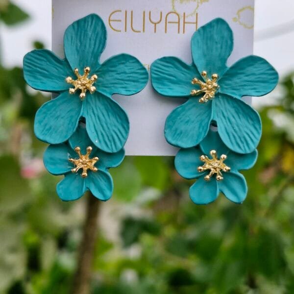 Blossom Charm Clay Earrings - Image 3