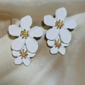 Blossom Charm Clay Earrings