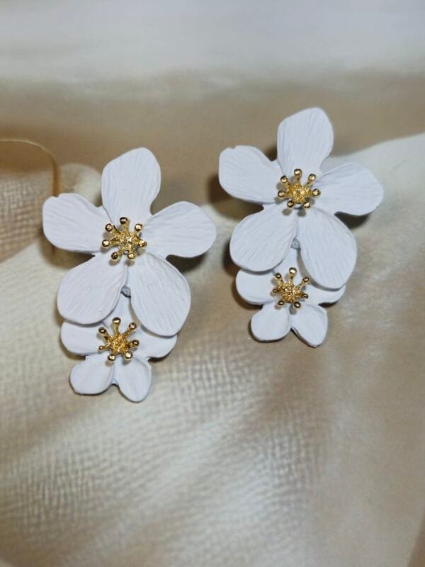 Blossom Charm Clay Earrings