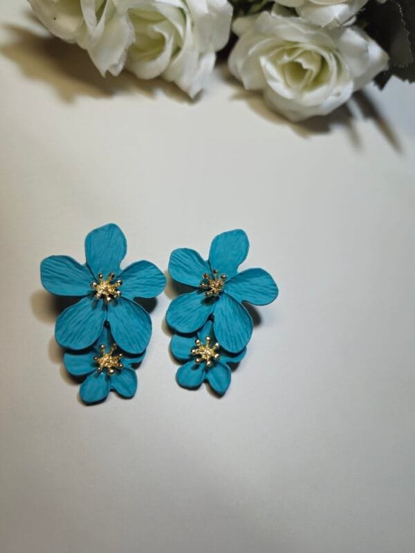 Blossom Charm Clay Earrings - Image 2