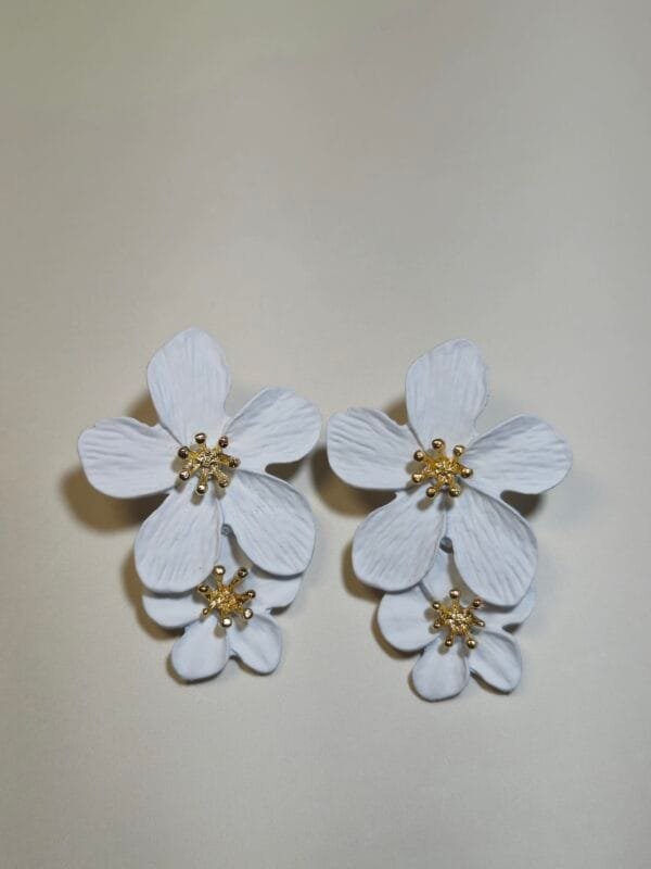Blossom Charm Clay Earrings - Image 2