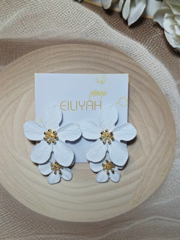 Blossom Charm Clay Earrings - Image 3