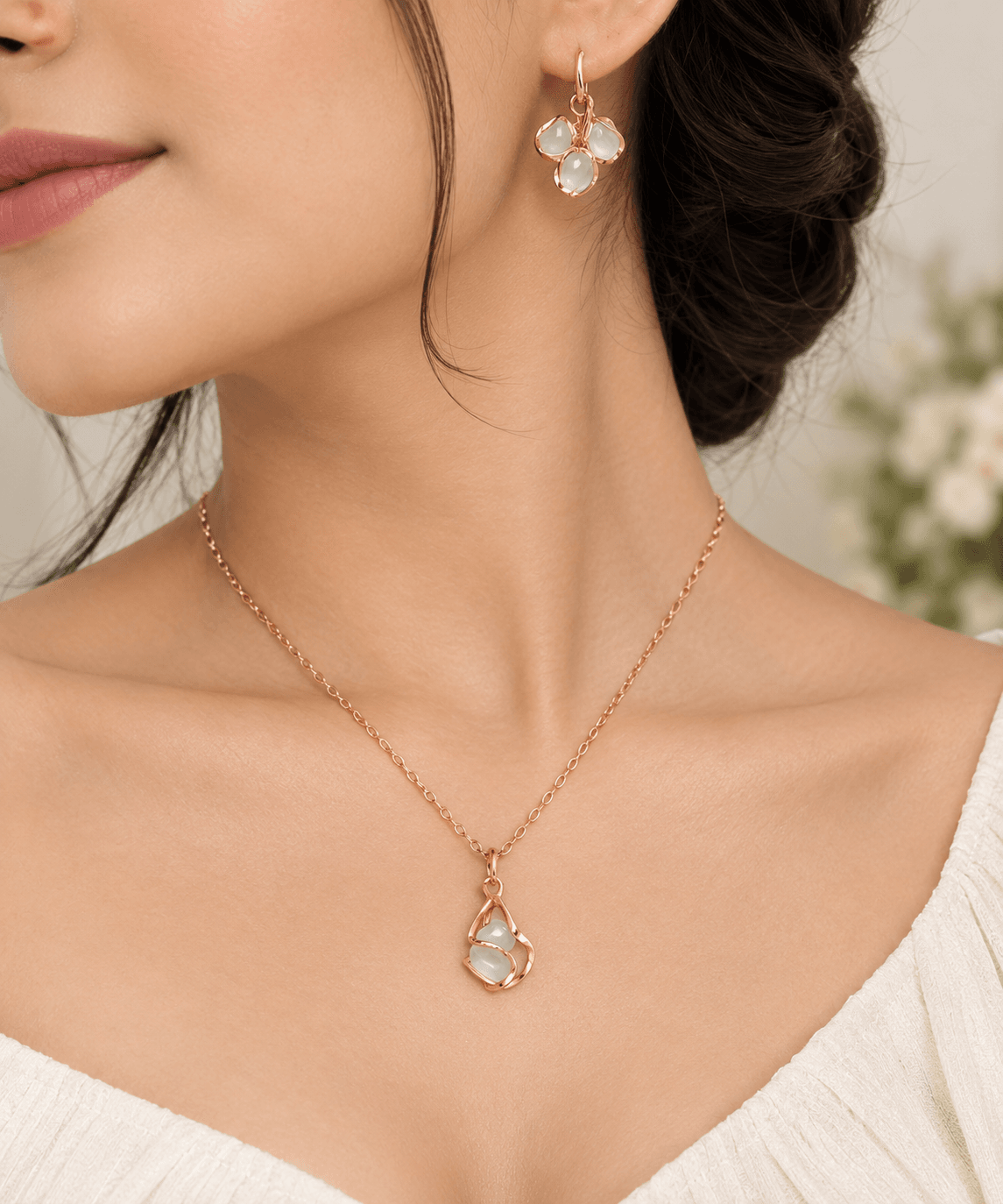 Iridescent Glow Pendant Set