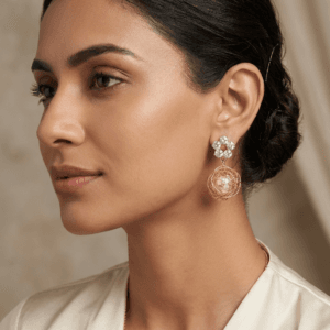 Crystal Pearl Drop Earrings