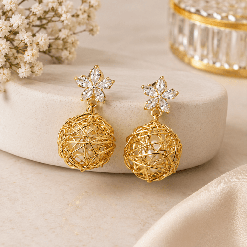 Eiliyah | Crystal Bloom Earrings